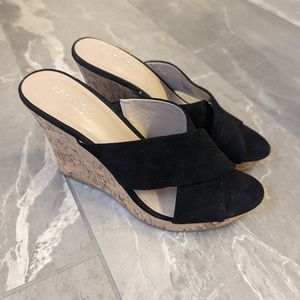 Charles by Charles David Black Wedges